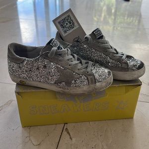 Golden Goose glitter sparkle kids 31 13 shoes